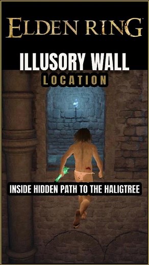 Secret Floor & Illusory Wall Location inside Hidden Path to the Haligtree in Elden Ring