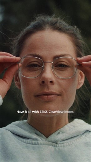 Clear vision shouldn't come with compromises. ZEISS ClearView Single Vision eyeglass lenses deliver sharp, precise optics across the entire lens surface--so you can see clearly, every day. | ZEISS Vision | Facebook