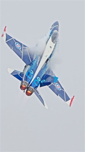 WL Tan | Canadian CF-18 demo rolling at RIAT24. Pity the background was so poor. . #RIAT #riat24 #royalinternationalairtattoo #airtattoo #rcaf... | Instagram