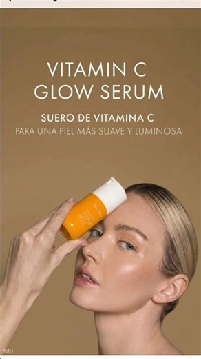 Glow con el serum de vitamina C