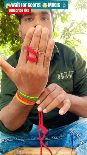 ✨ Rope Finger Magic Trick Revealed | Amazing Magic Tutorial #magic #tricks #shorts #ropetrick