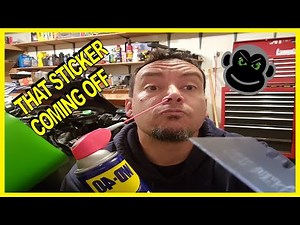 STICKERS WITH CLEAR COAT SUCK!!! - how to remove sticker with clear coat
