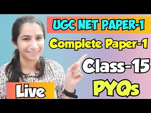 Class-15 | UGC NET Dec-2023 Paper-1 | PYQs Practice | Complete Paper-1 Questions @InculcateLearning