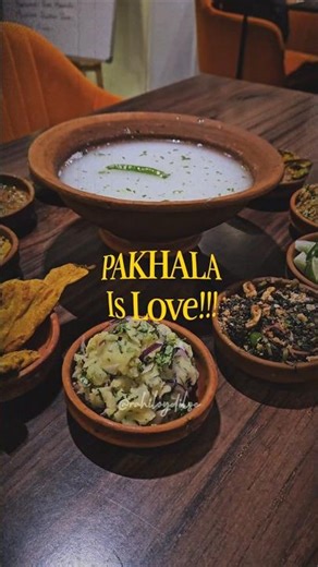 Pakhala Dibasa Special 🍚 | Dahi Pakhala Platter in Bhubaneswar 😋 #Shorts
