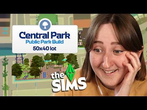 I built a GIANT park in The Sims 4