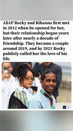 Rihanna and A$AP Rocky's friendship turned into a decade-long love story. #Rihanna #ASAPRocky