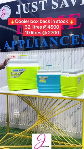 Beat the heat in style ❄️🔥 Premium quality coolers built to LAST! 🟢 32 L – KSh 4,500 ✅ Keeps ice up to 72 HOURS ✅ Thick high-performance insulation ✅ Heavy-duty, impact-resistant body ✅ Secure tight-fit lid to lock in cold ✅ Strong carry handle for easy transport 👉 Perfect for camping, road trips, events & biashara 🔵 10L – KSh 2700 ✅ Keeps ice up to 48 HOURS ✅ Compact, lightweight & portable ✅ Durable & easy to clean 👉 Ideal for picnics, lunch storage & day trips Stay cold. Stay ready. Stay