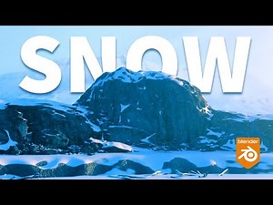 How To Make a Procedural Snow Scene in Blender. Full Walkthrough Tutorial