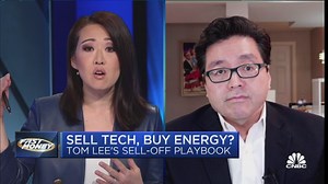 Fundstrat's Tom Lee says despite today's sell-off, the markets are poised for new highs by summer