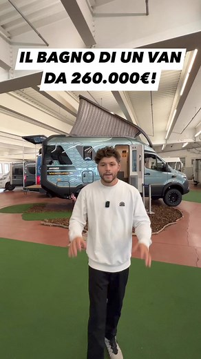 1.3M views · 10K reactions | QUESTO BAGNO É GENIALE! Nel nuovissimo Hymer Venture S troviamo un sistema intelligente per quel che riguarda il bagno. Sicuramente salva spazio! #van #vantour #vanlife #hymerventures | Francesco Furlani | Facebook