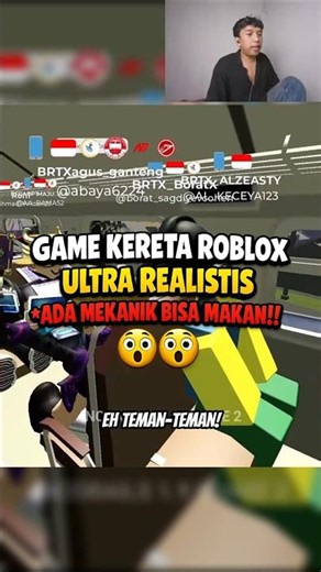 Review Game Kereta Roblox paling Realistis yang pernah aku mainin, ada Mekanik Makan!!😮😮
