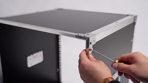 12U Open-Frame Server Rack Rolling AV Cart Computer Racks & Cabinets Portable Rolling Network Rack Home Network Cabinet for 19" Networking, Audio & Video Device (12U)