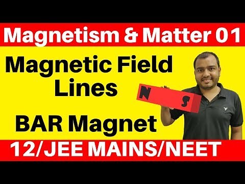 Magnetism and Matter 01 II Magnetic Field Lines II Bar Magnet in Uniform Magnetic Field II JEE /NEET