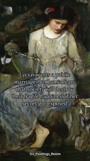 Lamia by John William Waterhouse, 1905, from Keats' poem, #painting #art #history #oilpainting