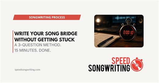 How to Write a Bridge in a Song (Without Getting Stuck for Weeks)