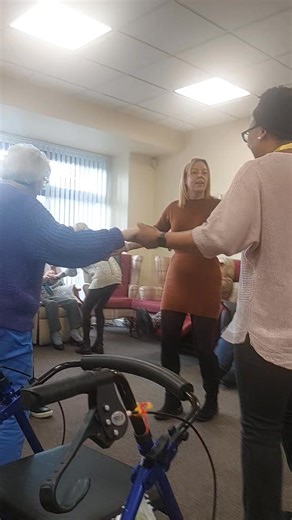 Dancers twisting the day away x | Harlawhill Day Care Centre