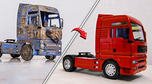 Renewal Journey of a Forgotten Man Model Truck