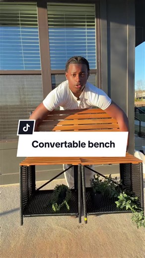 Cost-Effective 2-in-1 Outdoor Bench Table