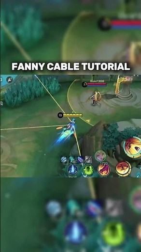 FANNY CABLE TUTORIAL #mobilelegends #mlbb