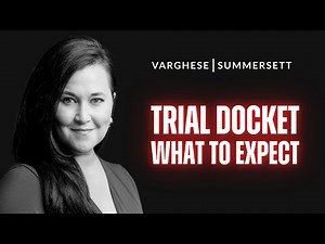 What to Expect at a Trial Docket