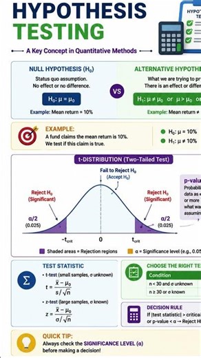 Quantitative Methods: Hypothesis Testing Simplified