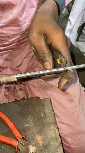 How to Make a Small Tension Spring Using Electric Drill | SS Wire DIY #shortsvirl