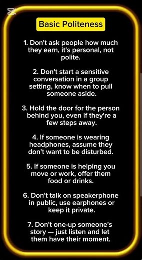 7 Basic Politeness Rules That Make You More Respectful