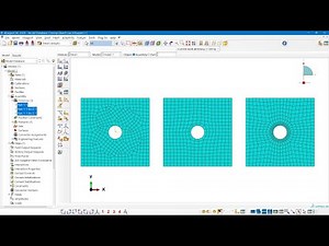 Mesh near hole in Abaqus / 2D Mesh control in Abaqus