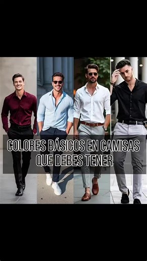 Colores de camisa imprescindibles para hombres