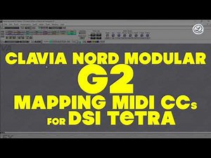 TOTAL CONTROL // BUILDING A PATCH // DSI TETRA controlled by CLAVIA NORD MODULAR G2