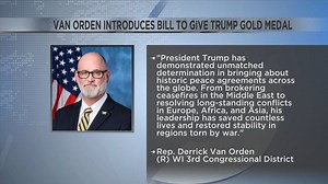 Rep. Derrick Van Orden introduces bill to award President Trump the Congressional Gold Medal