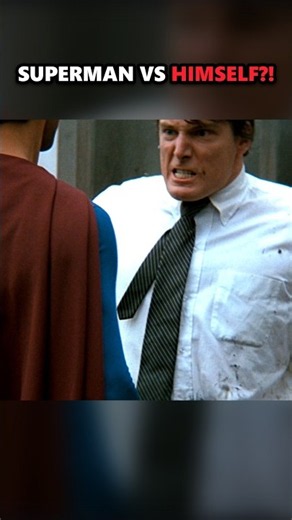 Superman Literally Fought HIMSELF in Superman III (1983) 💀 #shortsfeed