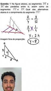 90% dos alunos não sabem resolver esse tipo de questão de TEOREMA DE TALES.