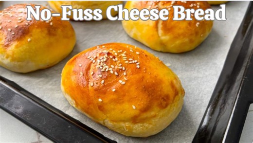 Incredibly easy cheese bread | Soft, cheesy, and irresistible