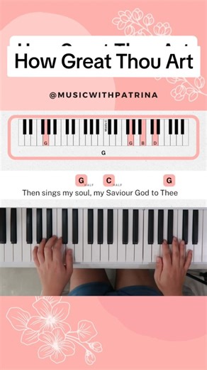Welcome to my piano tutorial for 'How Great Thou Art'. In this lesson, we'll be focusing on mastering the chords in the key of G for this beautiful worship song. Whether you're a beginner or looking to brush up on your skills, I'll guide you through each chord step by step, making it easy to follow along. #HowGreatThouArt #PianoTutorial #WorshipMusic #PianoCover #ChristianMusic #PianoLessons #GospelMusic