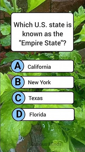 Which U.S. State Is Known as the "Empire State"? | USA Trivia Quiz