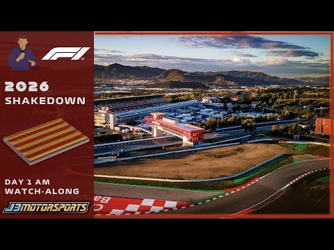 🔴 F1 | 2026 | Shakedown Testing | #BarcelonaTest | #F1Testing | Day 1 Morning Session Watch-Along