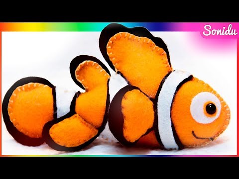 NEMO | Felt ClownFish | How to Make a Felt Plushie | Fun Crafts