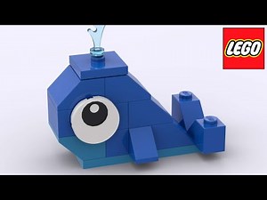LEGO Blue whale building instructions - easy Lego tutorial