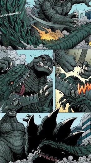 Sum 41 - We're all to blame [ Godzilla vs Zilla] #comicanimation #godzilla #godzillavskong