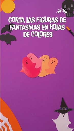 Tutorial: Banderines de Halloween 🎃| ¿Qué Hacemos Hoy | Faber-Castell Perú 🌈