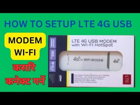 HOW TO SETUP LTE 4G USB MODEM WI-FI. 4G LTE WIFI MODEM FIX. ‪@PKSthaTech52‬
