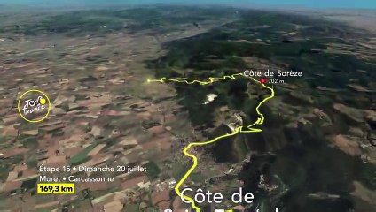 Tour de France 2025, Étape 15 : Muret - Carcassonne, parcours et profil - Cyclisme - Tour de France