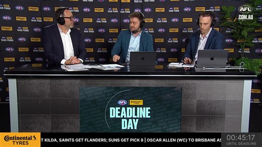 "I think the sticking point will be what Carlton sends back to get this deal over the line." Riley Beveridge with the latest on Charlie Curnow's move to Sydney. Watch Continental Tyres AFL Trade Radio's deadline day coverage LIVE: afl.com.au/news/1442134 | AFL