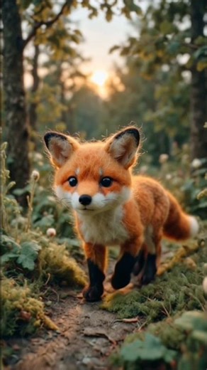 3D Fox Short 🦊 | Viral Cartoon | Cute Animal Animation