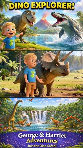 Why Did Triceratops Have 3 Horns?! 🦕 George Explains #shorts