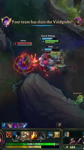 Stealing Voidgrubs Into Naisu Team Fight!🔥#gnar #leagueoflegends #gnarclips #shorts