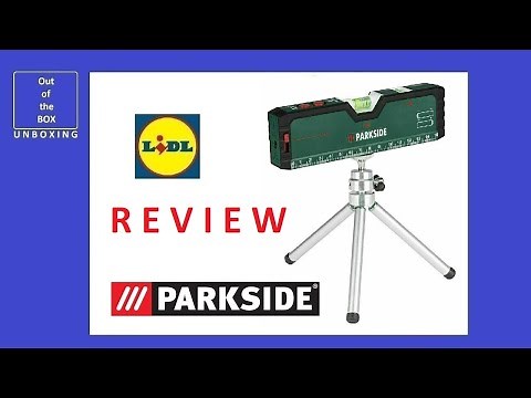 Parkside Laser Spirit Level PLW A3 REVIEW TEST (Lidl AAA tripod level laser)