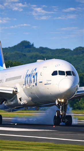 Boeing 787 passenger plane makes hard touchdown