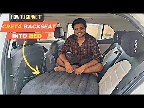 Best Inflated Bed for Car | Convert Back Seat Into Bed | Baby Sleeping Bed in Car | Creta Modify